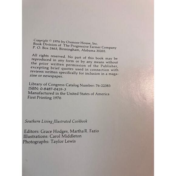 Southern Living, Better Homes and Gardens, Book Lot of (3), 80s 70s, Cookbooks - Picture 5 of 8